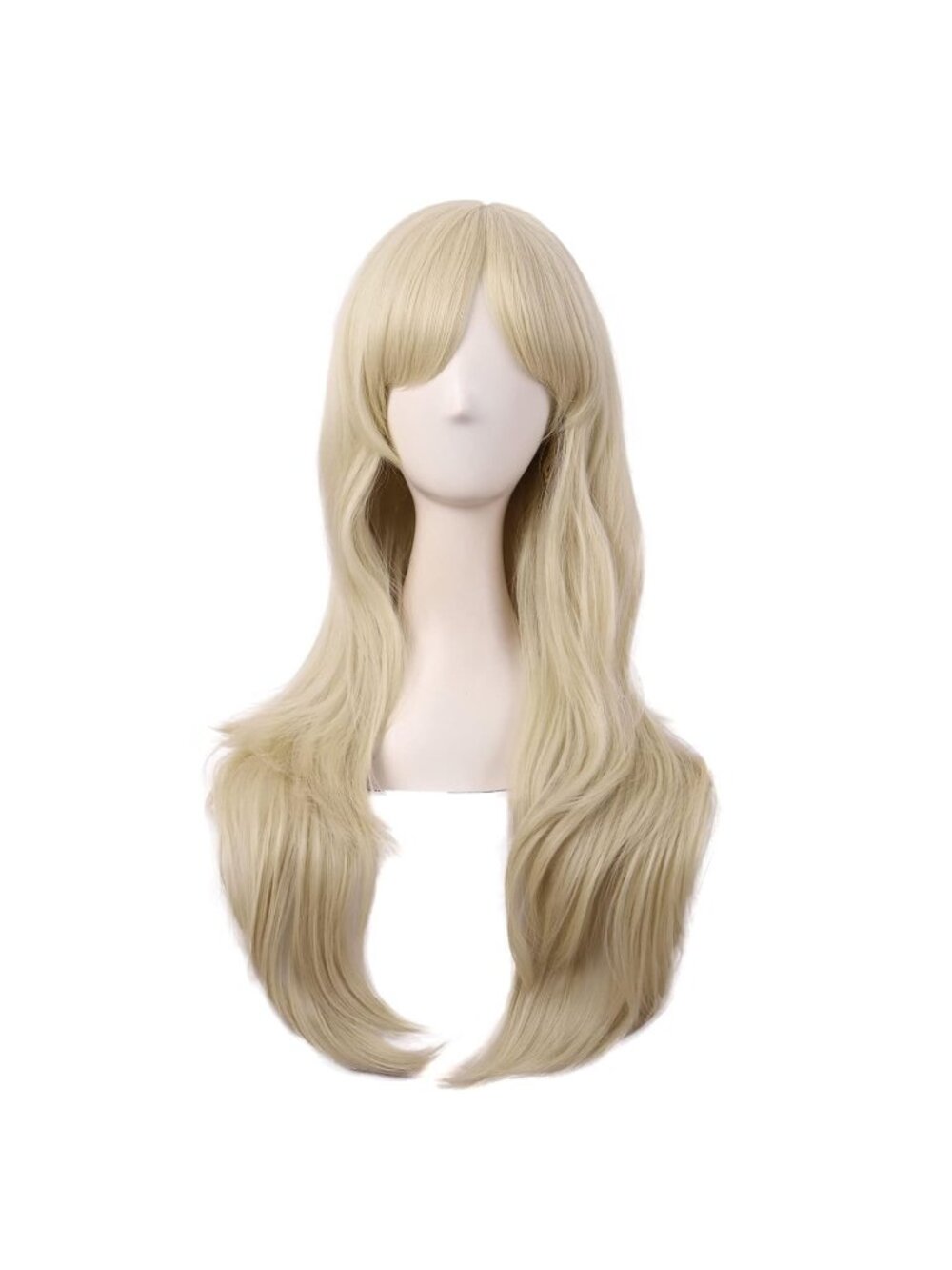 Women's Blonde 28" 70cm Long Curly Ends Costume Cosplay Modern Hair Wig